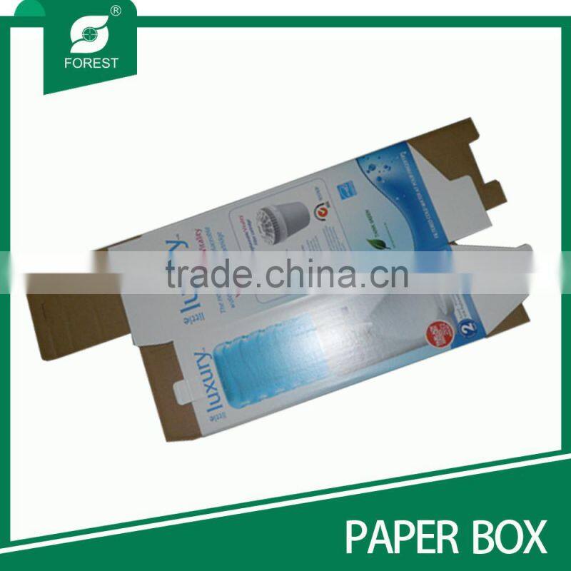 FOLDABLE PAPER BOX WITH LIGHT PRINTING