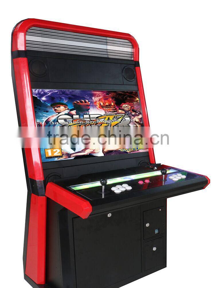 2016 Hot Sale Coin Operated Arcade Fighting Game Machine Super Street Fighter 4 for Sale