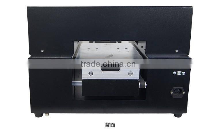 2015 newest A4 UV printer, cell phone case/plastic card/transparent business card printing machine, used uv flatbed printer