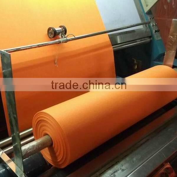 100%polyester needle punched nonwoven fabric for shoes, garment, sofa,exhibition carpet, etc