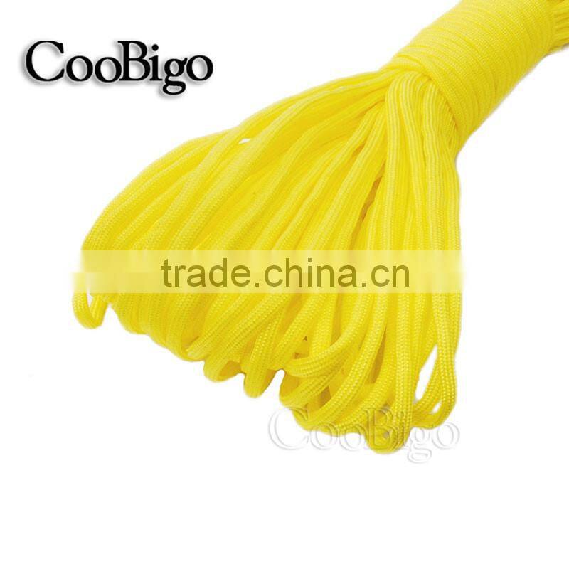 Paracord 550 Parachute Rope 7 Core Strand 100FT For Climbing Camping Buckles Bracelet 54 Colors For Pick #S0021-A/B1-50