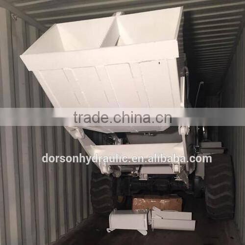 china 2016 famous type small concrete mixer with self loading function