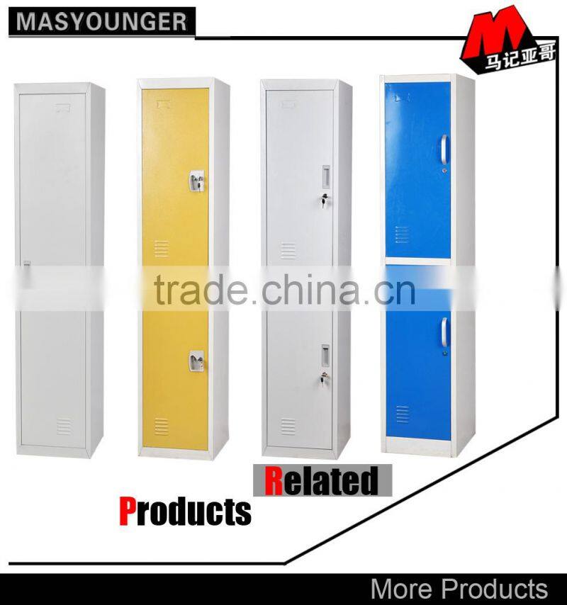 Modern Home Furniture Design Sliding Door Steel Locker Cabinet