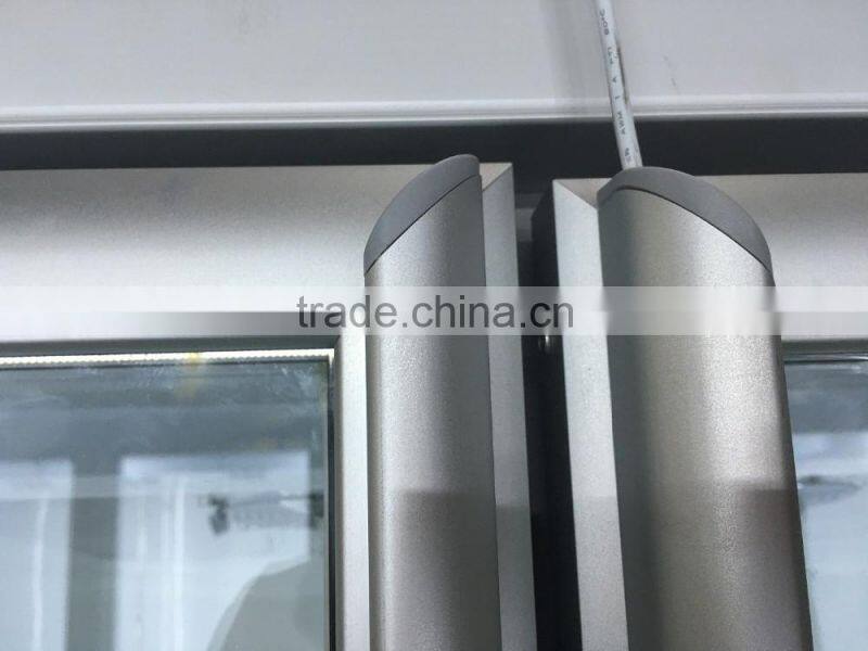 commercial glass door 4door freezer display showcase