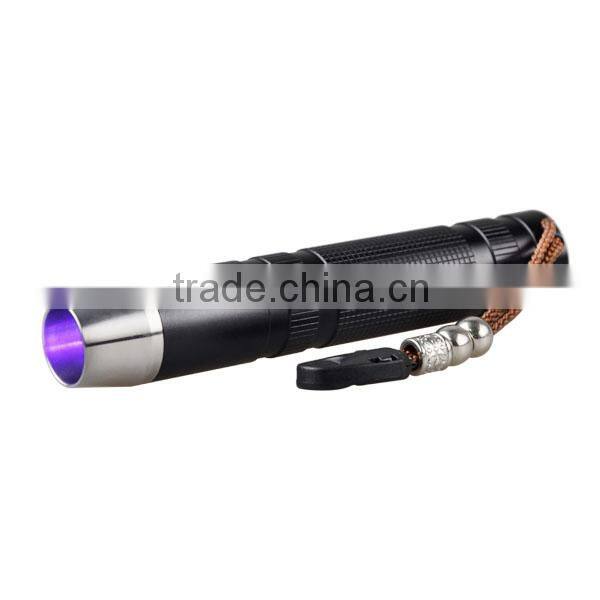 New Multifunction Product Dual UV And White LED Rechargeable Flashlight
