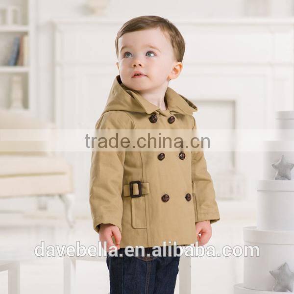 DB983 dave bella 2014 winter infant coat baby wadded jacket padded jacket outwear winter coat jacket boy winter coat