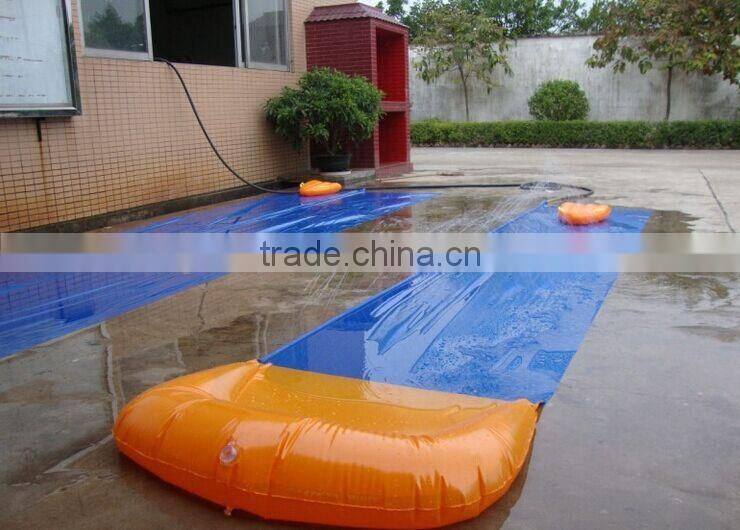 Spray inflatable garden water slide