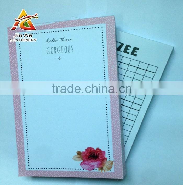 custom printed paper note cube