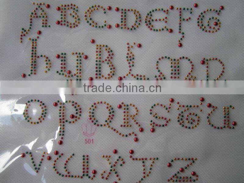 funny fonts alphabets nailhead transfer hotfix motif