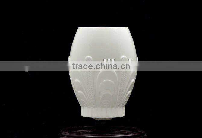 porcelain lamp shade , ceramic lamp holder