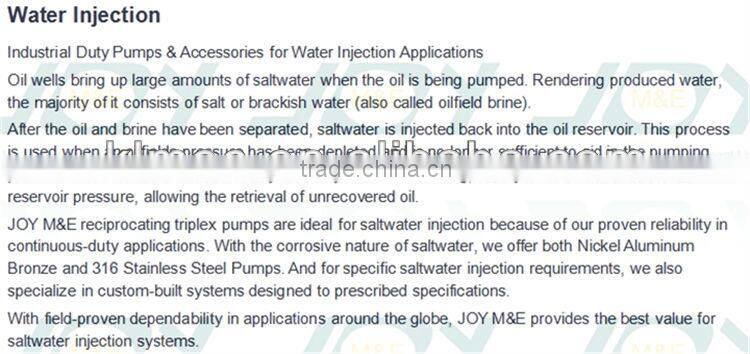 JMEE Sea water desalination pump 316L sea water pump