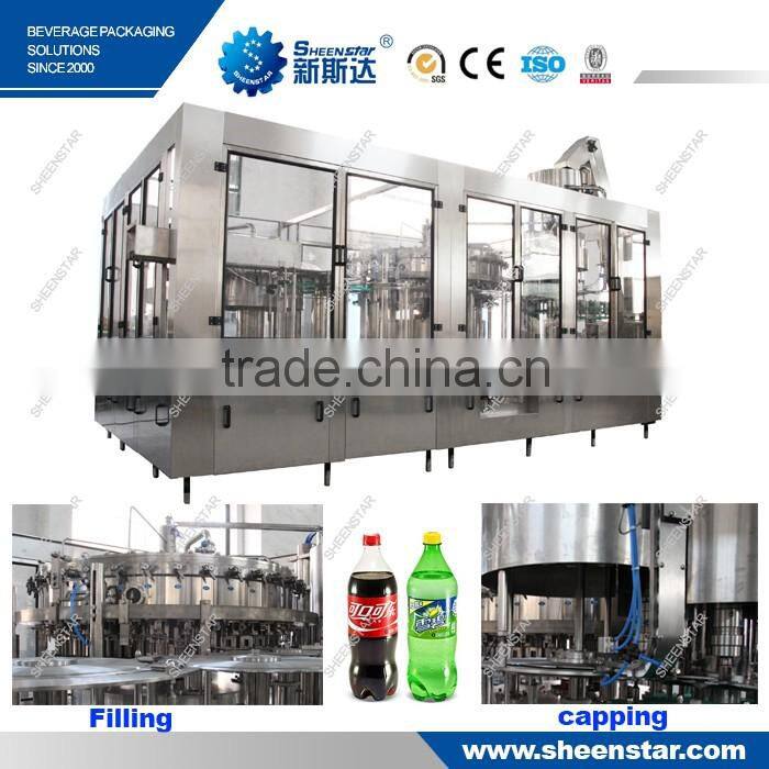 Cost effective Automatic PET Bottle Carbonated Water Filling Machine