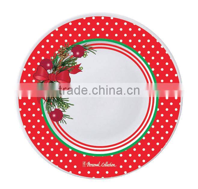 Factory wholesale antique chinese christmas item porcelain plate