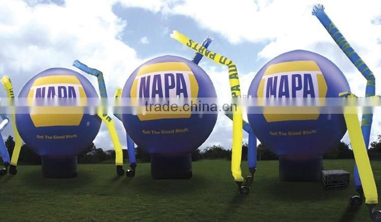 pvc balloon,15' inflatable logo globe for sale