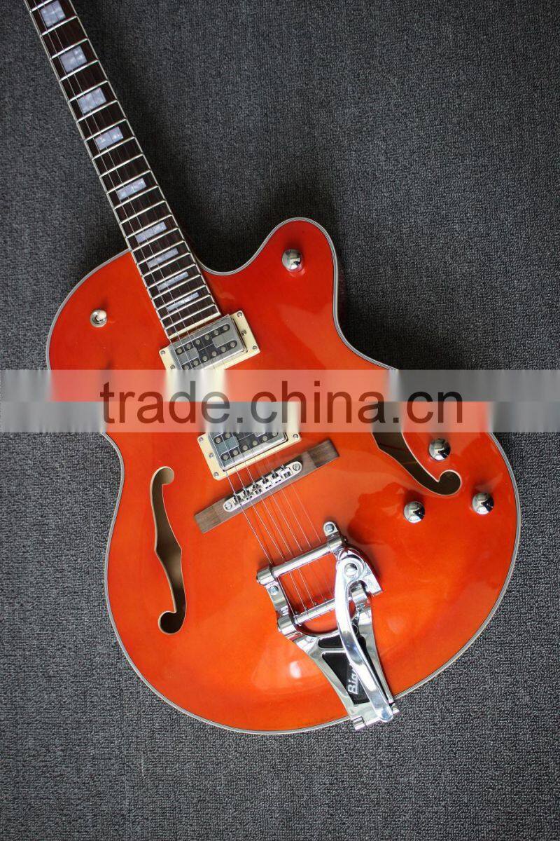 hollowbody jazz electric guitar in nice colour