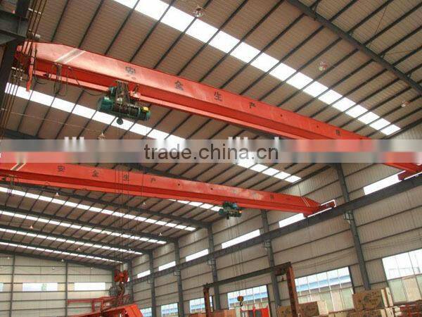 Single beam 15 ton overhead crane