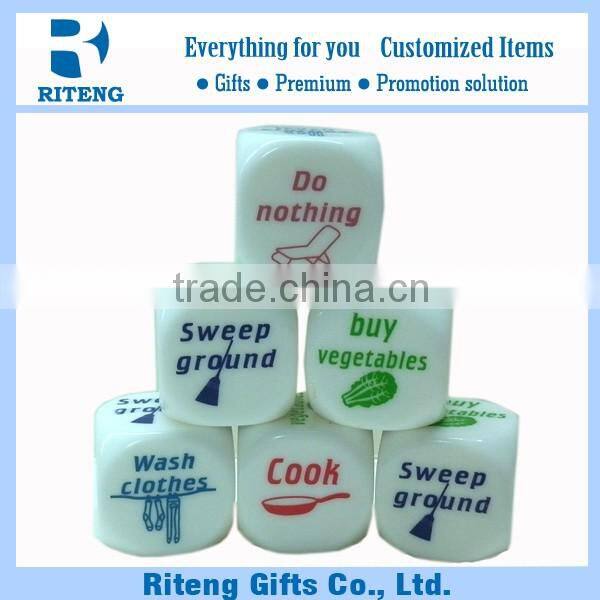 China Low Price Acrylic Blank Cube Dice