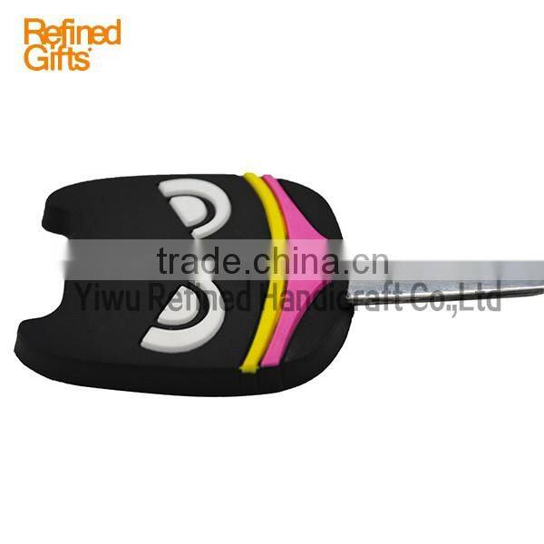 Whoelsale Cute PVC rubber creative CARTOON Spoon Accept Bespoke