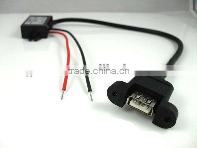 For phone DC/DC Converter Step-Down Buck Module 12V to 5V 3A 15W standard USB output