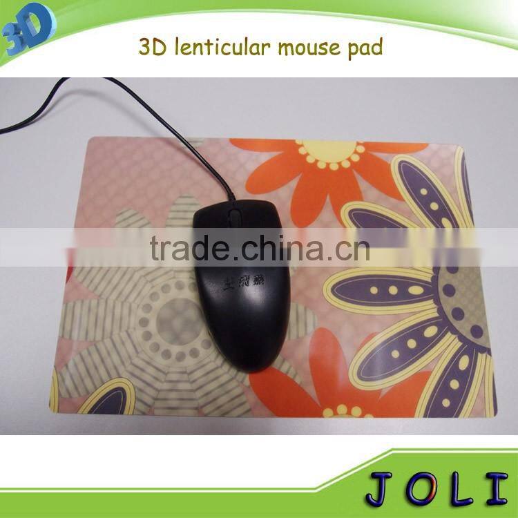 2016 hot selling portable computer lenticular 3d gel mouse pad