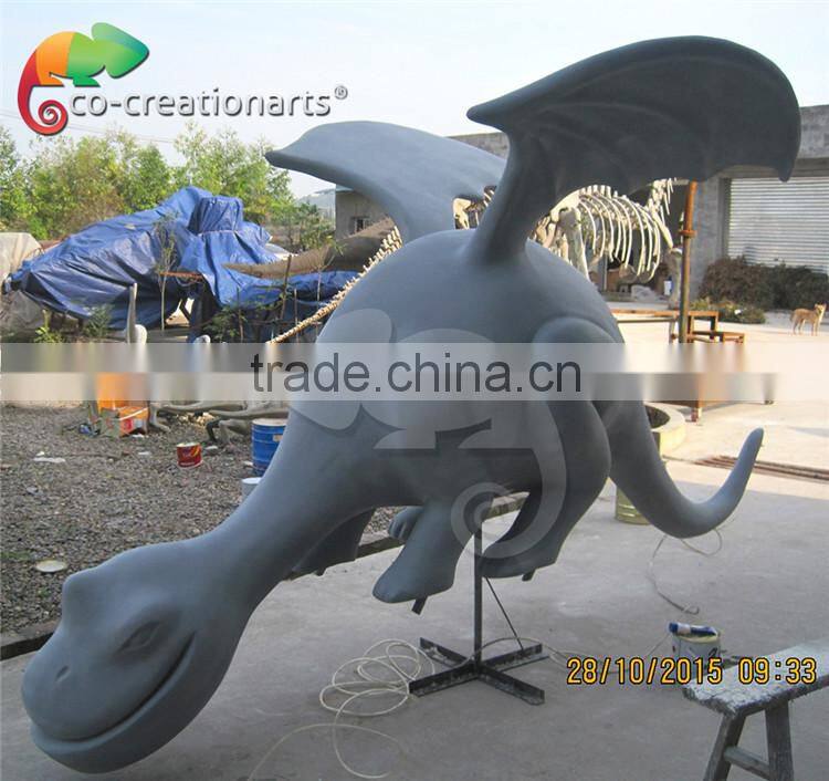 Fiberglass animal statues for kid