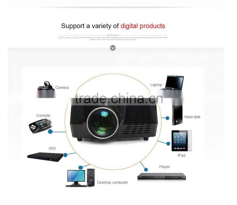 2800 lumens Full HD short throw LCD projector,active shutter LCD 3D projector with wifi