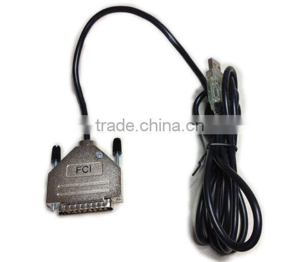 FTDI USB to CNC Control Null Modem Cable DB-25 Male