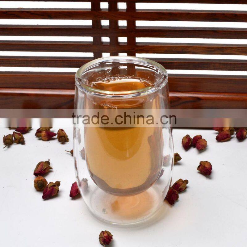 High Quality double wall glass coffee cup pyrex glass tea cup tea tumbler