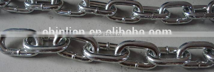 British Medium Link Chain Metal Chain Galvanized Welded Steel Medium Link Chain
