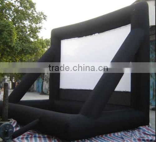 Outdoor inflatable rear projection screen for sale