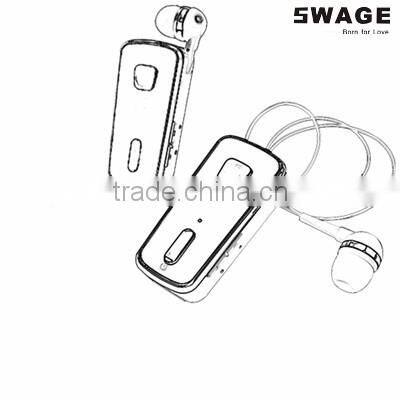 PH-V6 Bluetooth V4.0 Super Competitive Retractable Earphone with microphone