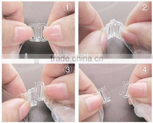 Adhesive strapless push up silicone bra for ladies