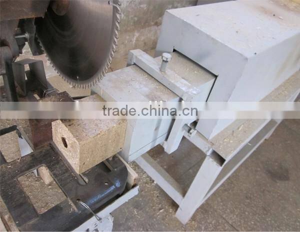 High Compressed wood saw dust block making machine with different size