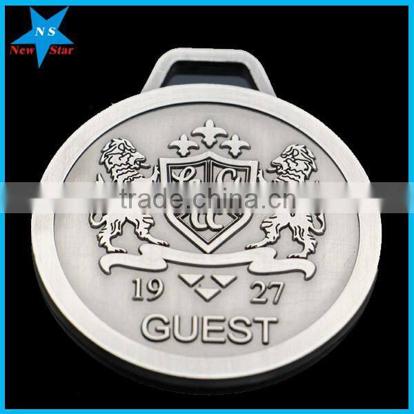 Zinc Alloy Round blank insert medals