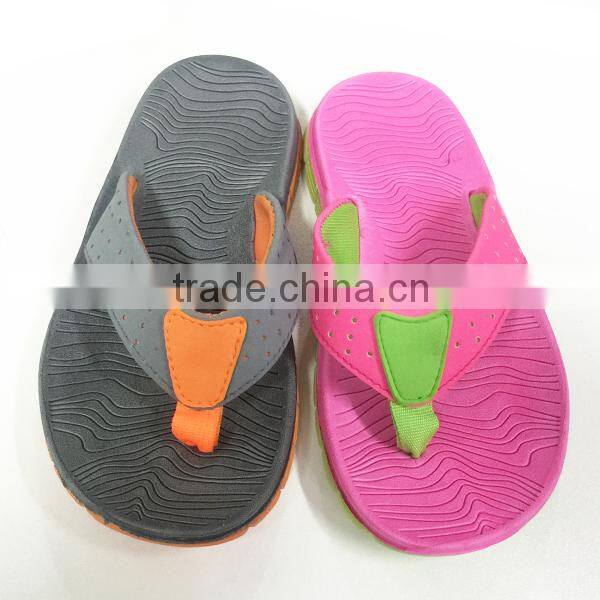 2015 wholesale slippers comfortable flip flops flat children sandals slippers