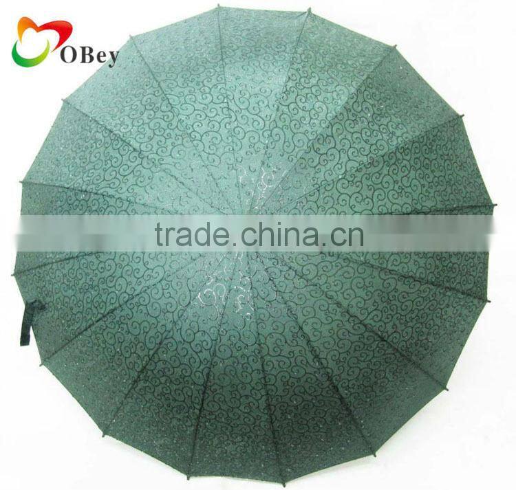 23" Straight Umbrella with Wooden Handle