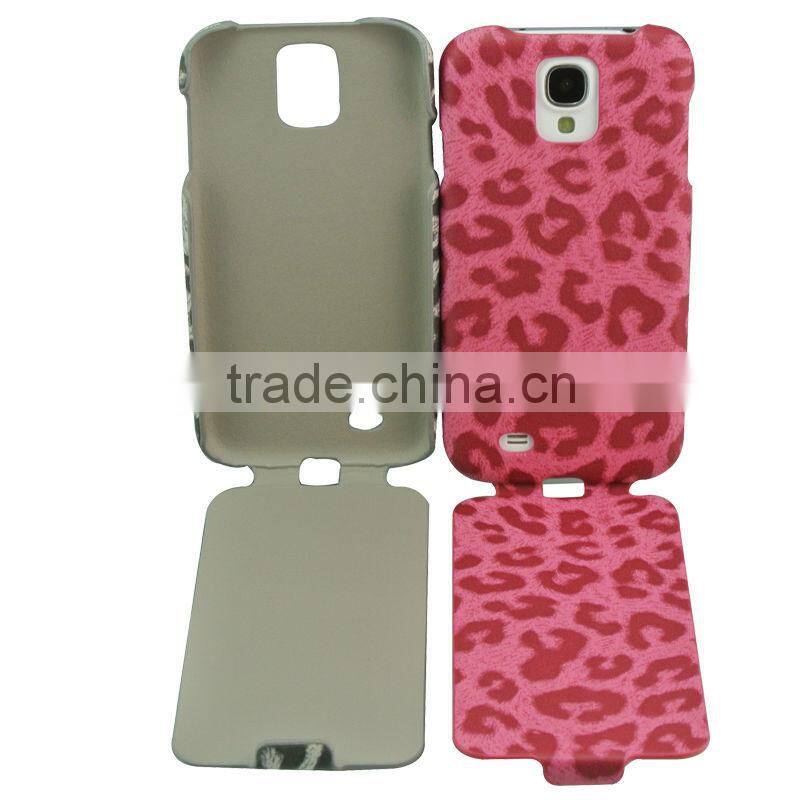 FLIP leopard protect Case for Samsung Galaxy S4 i9500 accept Paypal Escrow