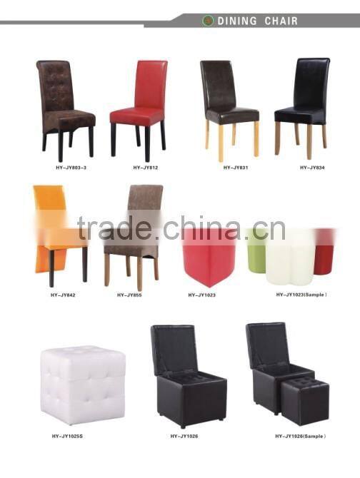 dinning stol sandalye Dinning Chair Dining Chair PU Leather Dinning Chair Rubber Wood Chair Frame Anji Factory