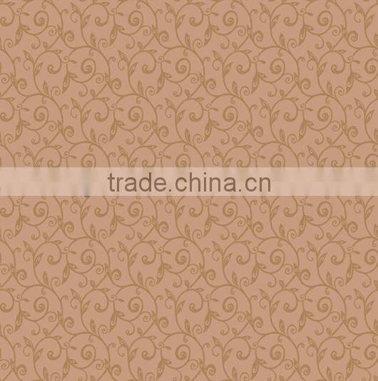 Leaf pattern anti-static wallpaper with high quality