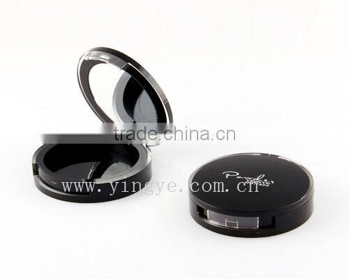 Two color empty waterproof stamping compact powder case
