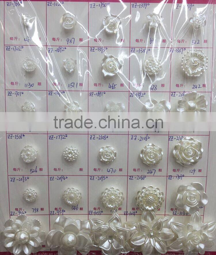 fancy ivory color small size drop star bear flower shape hair band accessories pearl