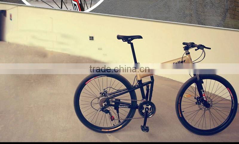 Folding Bicycles 26-Inch Aluminum Folding Mountain Bike Outdoor Compact Bike Double Disc Sell Like Hot Cakes!