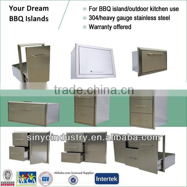 Modular outdoor kitchen system