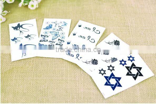 temporary cartoon tattoo sticker for kid