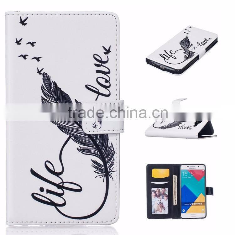 2016 for Samsung A3 Wallet leather case PU case, 2016 for Galaxy A5 credit card leather case