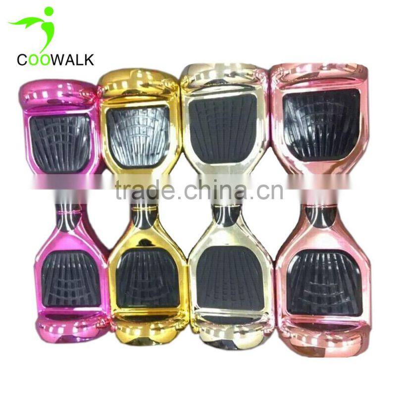 newest popular electroplating 2 wheeled self balancing scooter two wheels smart self balancing scooters