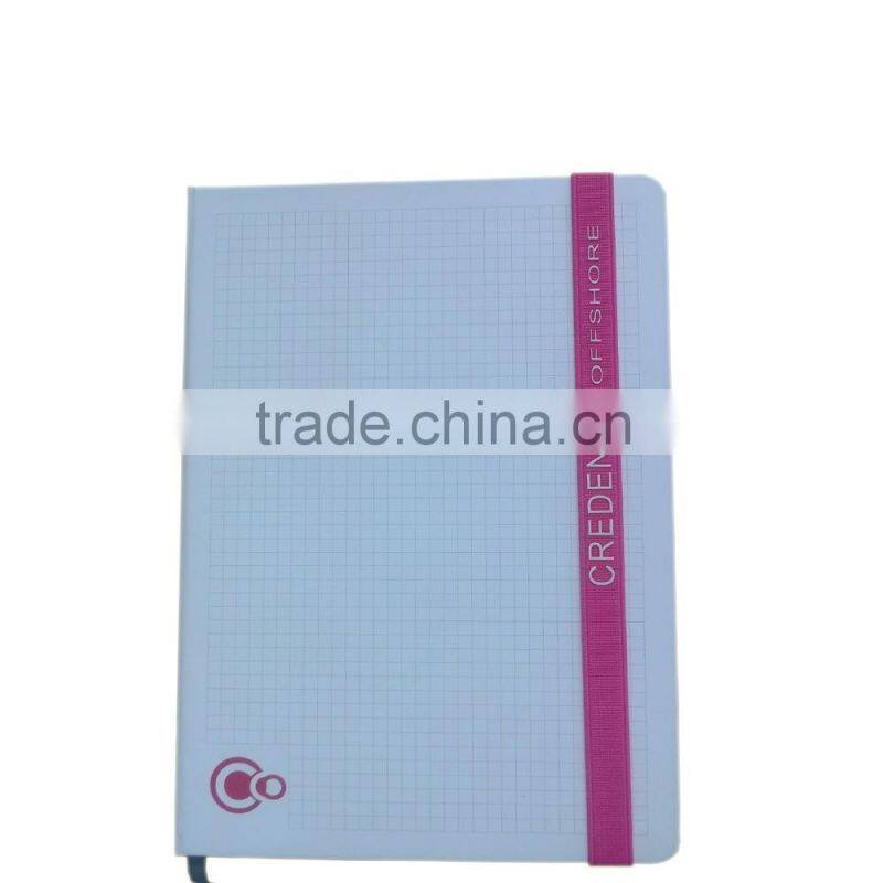 Custom Hardcover paper notebook with square pages