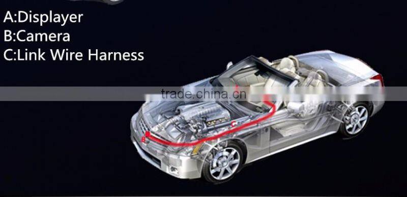 CMOS 360 Degree Rotatable Car Security Camera System Car Reverse Camera