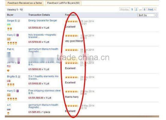 Chinese hot selling stainless steel pendant with 3000 gauss Energy Nano pendant