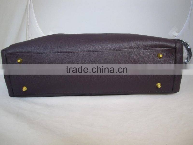 New design Ladies big office handbag fashion brifecase zipper closure shopper bag